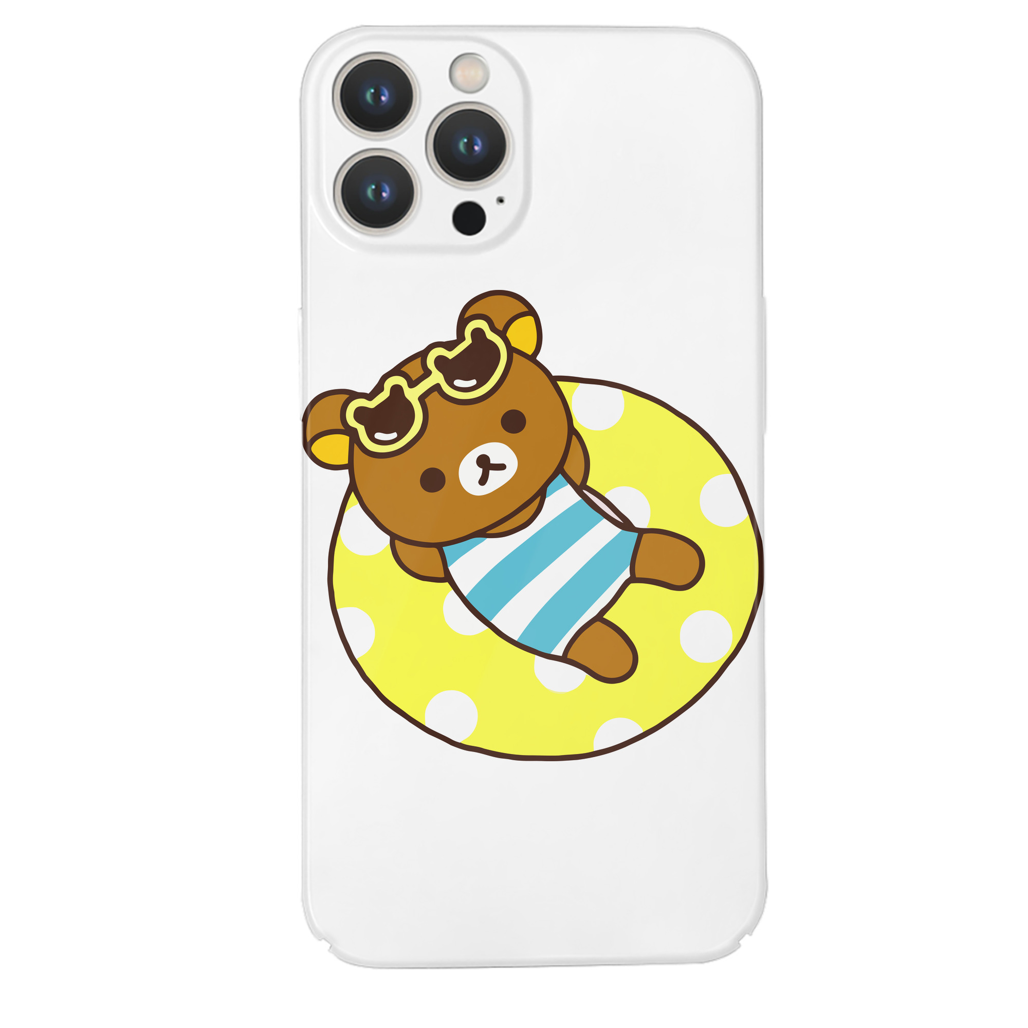 （画像用） リラックマ リラックマ キイロイトリ Rilakkuma Korilakkuma Kiiroitori 【iPhone 14シリーズ対応】ハードケース